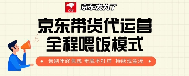 京东带货代运营全程喂饭模式，告别年终焦虑 年底不打烊 持续现金流+-课程网